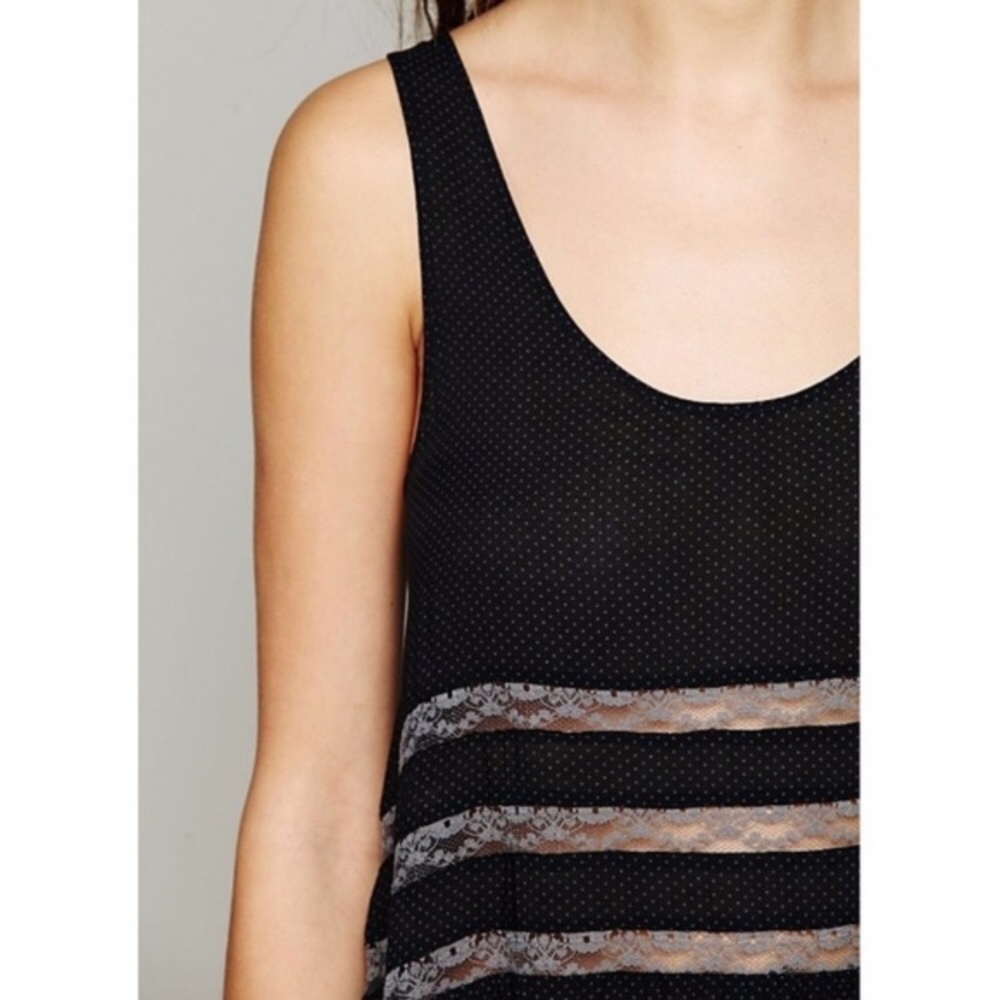Free People Voile and Lace Trapeze Slip Dress XS - Picture 3 of 4